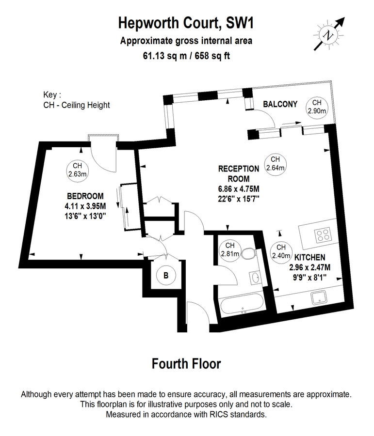 Appartamento a Londra, Regno Unito, 61 m² - foto 10