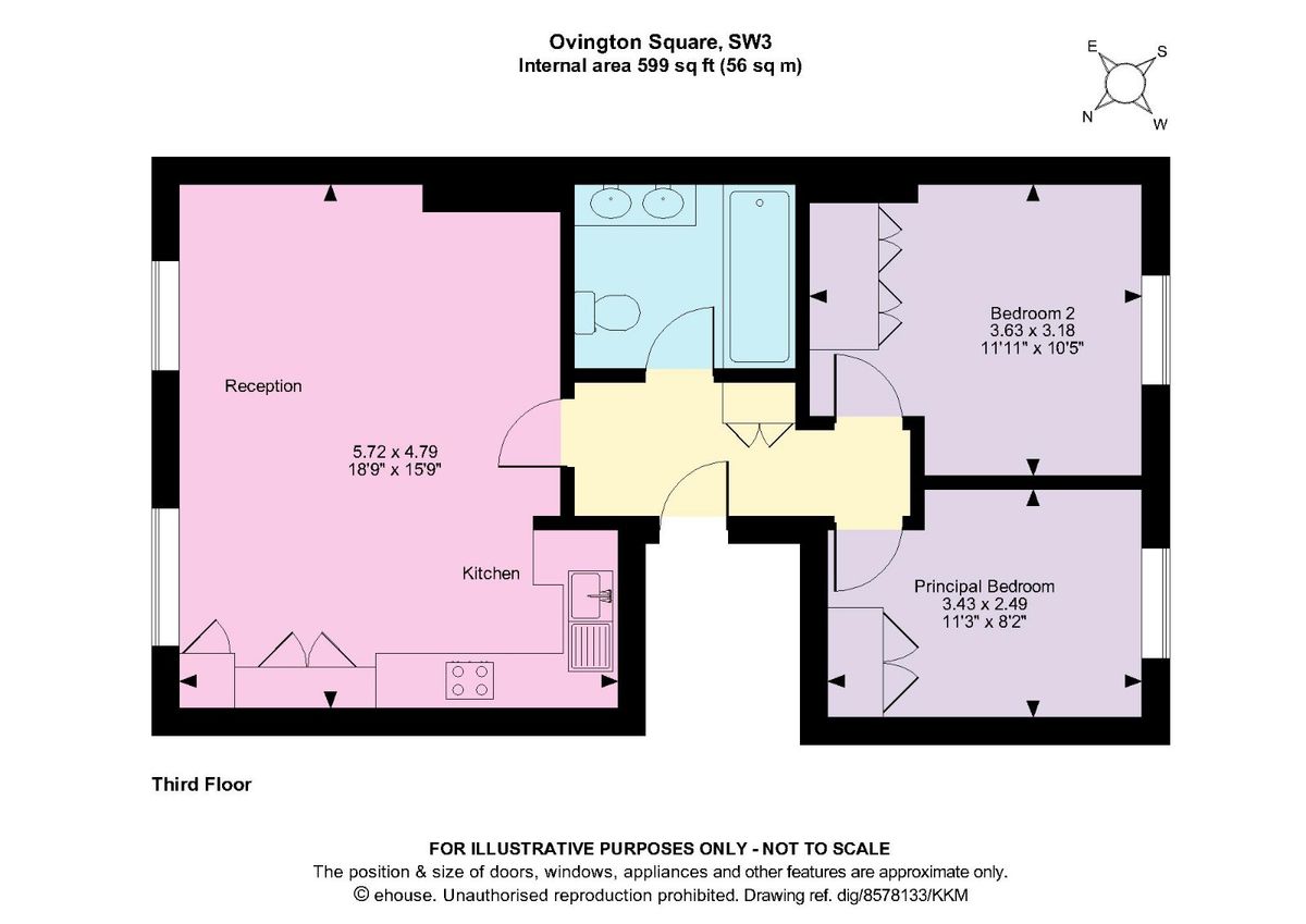 Piso en Londres, Reino Unido, 56 m² - imagen 10