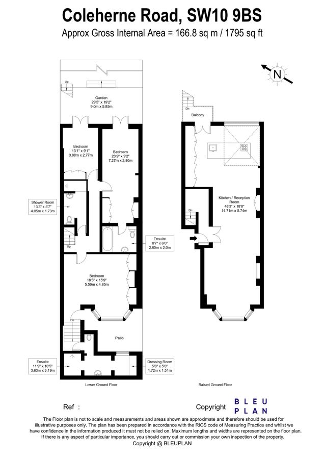 Wohnung in London, Großbritannien, 167 m² - Foto 10