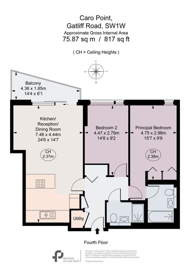 Appartement à Londres, Royaume-Uni, 76 m² - image 11