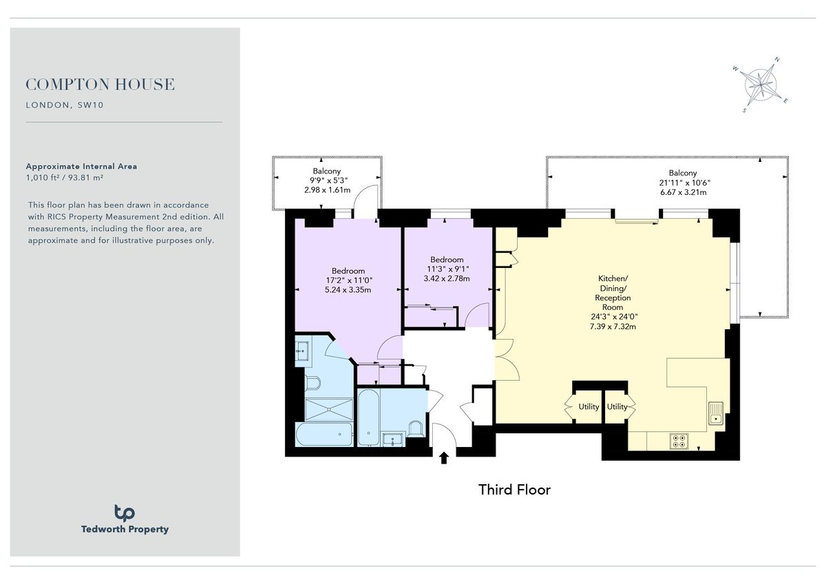 Appartamento a Londra, Regno Unito, 94 m² - foto 11