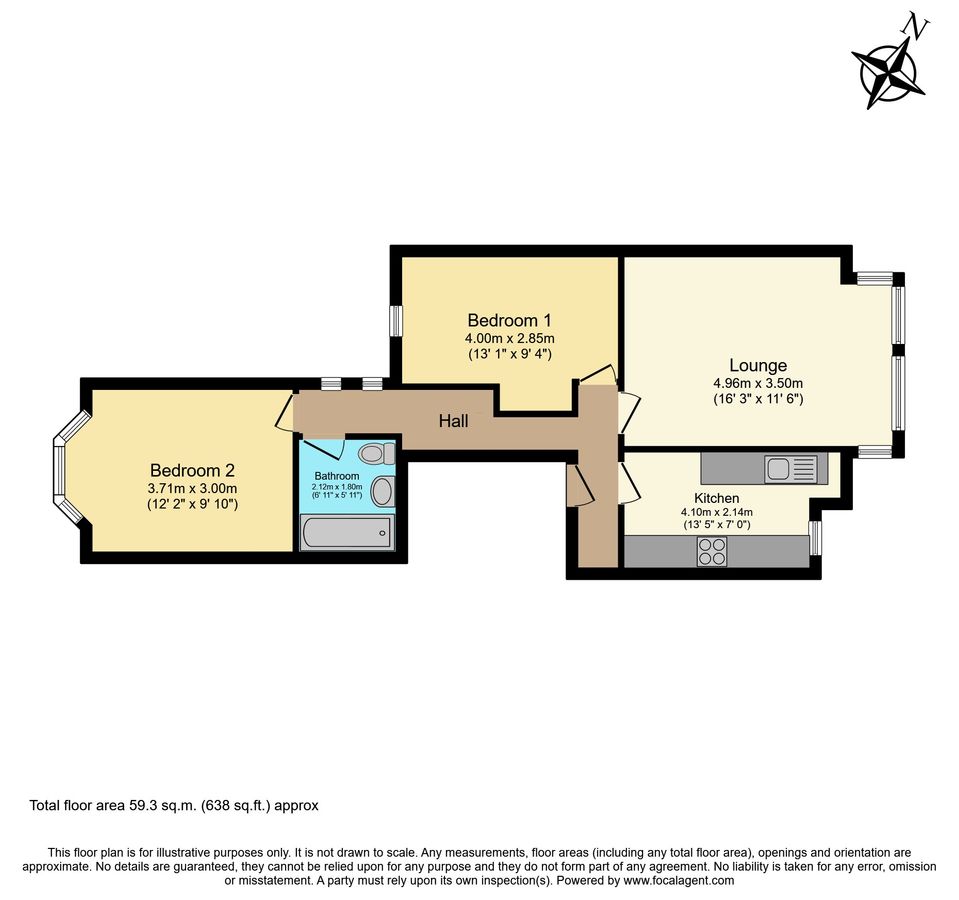 Piso en Londres, Reino Unido, 59 m² - imagen 11
