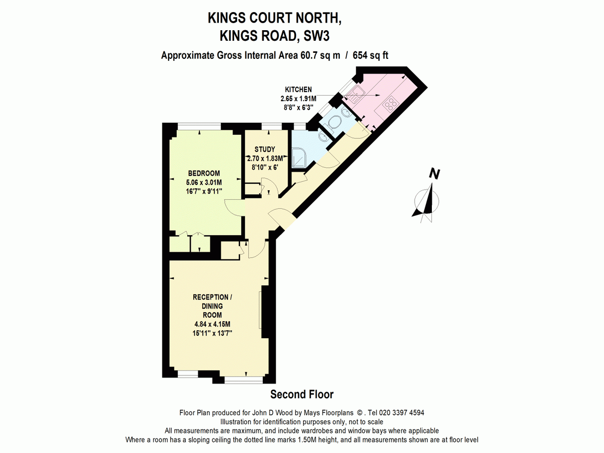 Wohnung in London, Großbritannien, 61 m² - Foto 11