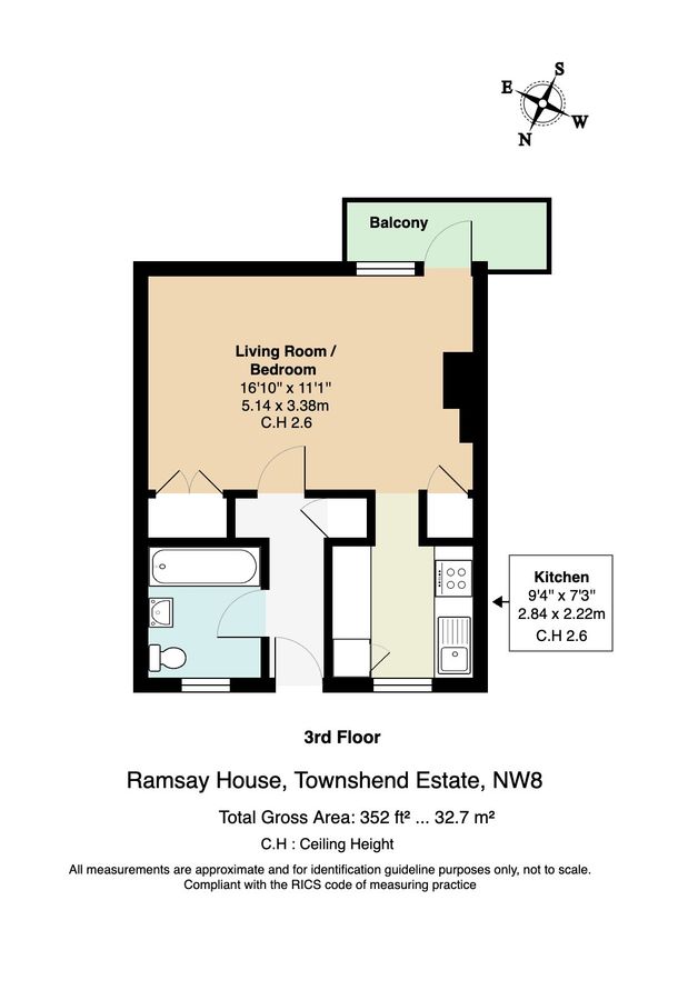 Wohnung in London, Großbritannien, 33 m² - Foto 11