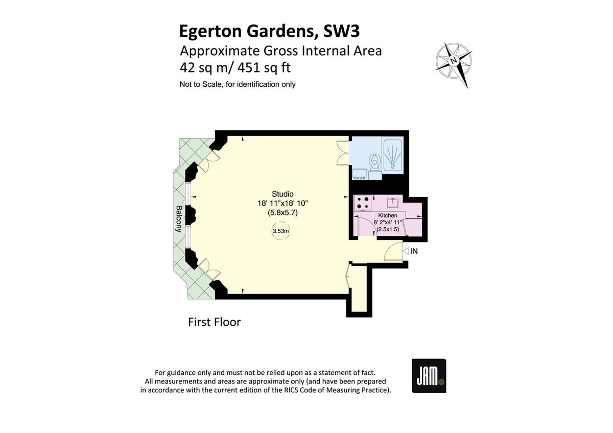 Wohnung in London, Großbritannien, 42 m² - Foto 11