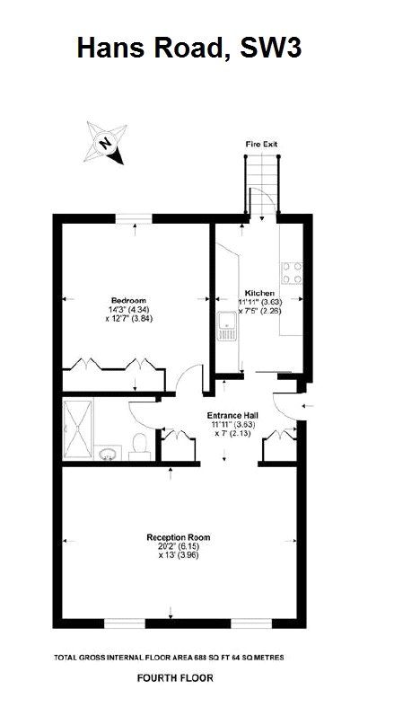 Wohnung in London, Großbritannien, 64 m² - Foto 11