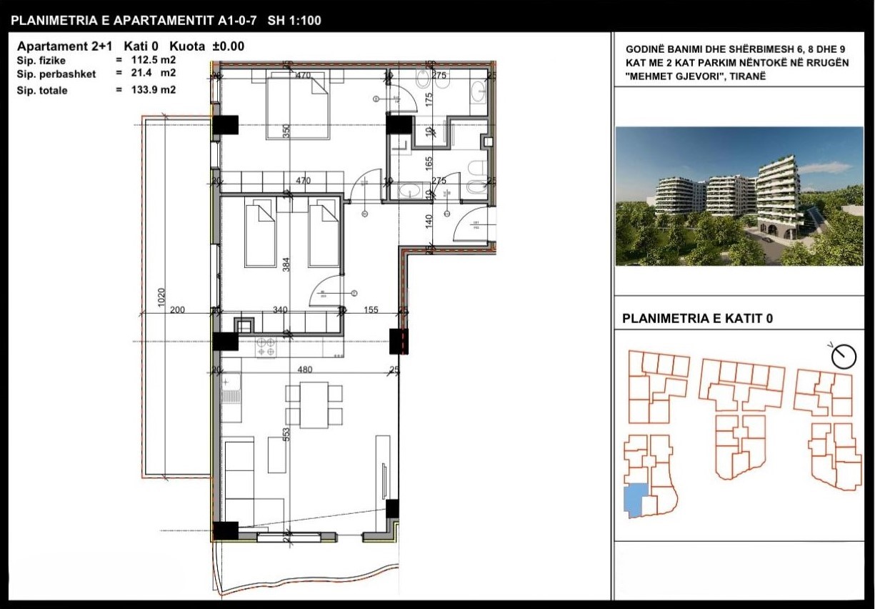 Appartement à Tirana, Albanie, 134 m² - image 5