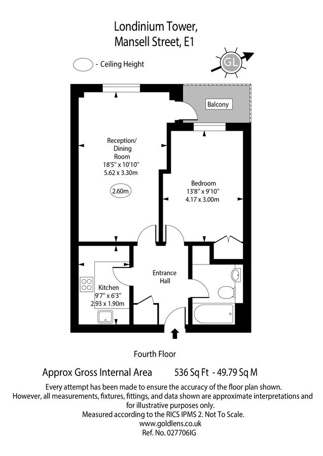 Flat in London, United Kingdom, 50 m² - picture 11