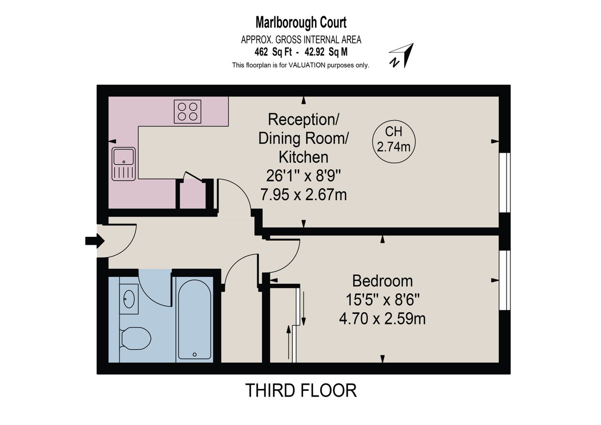 Wohnung in London, Großbritannien, 43 m² - Foto 11