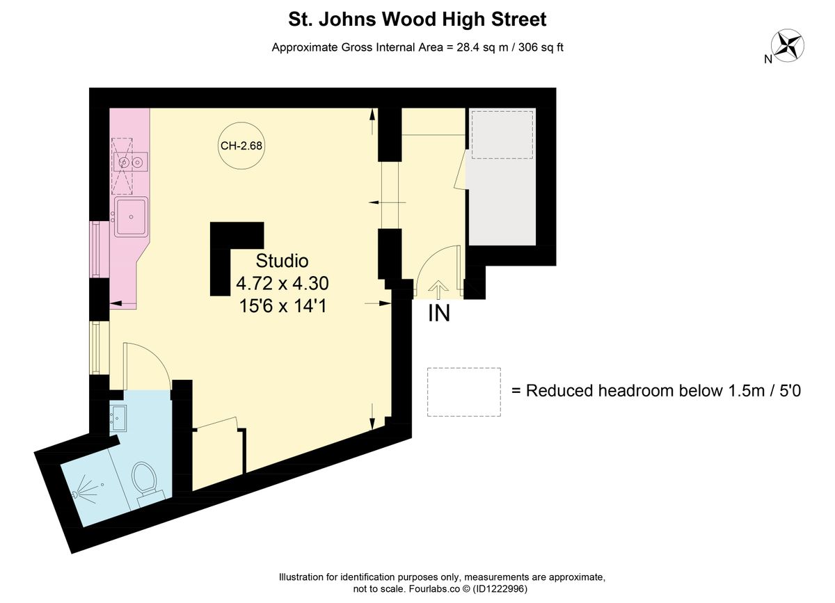 Flat in London, United Kingdom, 28 m² - picture 12