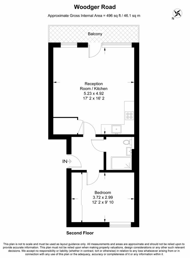 Appartamento a Londra, Regno Unito, 46 m² - foto 12