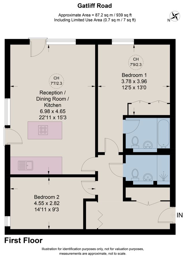 Wohnung in London, Großbritannien, 87 m² - Foto 12