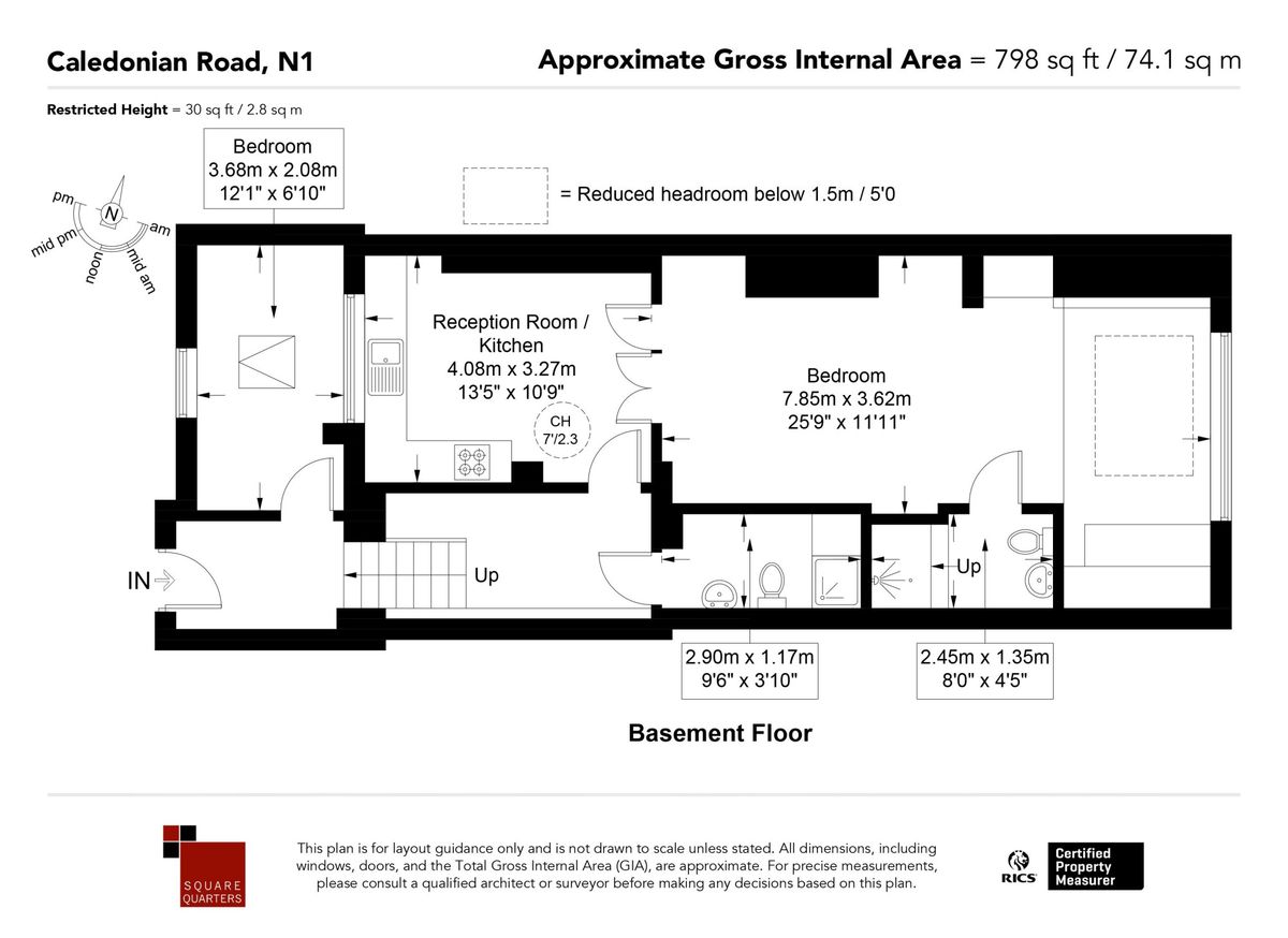 Wohnung in London, Großbritannien, 74 m² - Foto 12