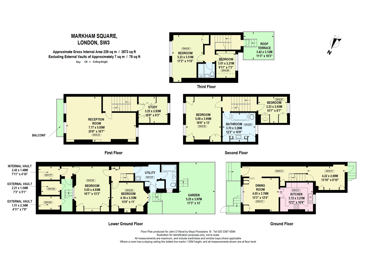Wohnung in London, Großbritannien, 239 m² - Foto 12