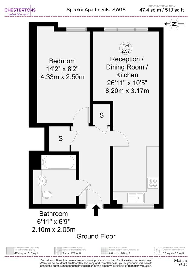 Piso en Londres, Reino Unido, 47 m² - imagen 12