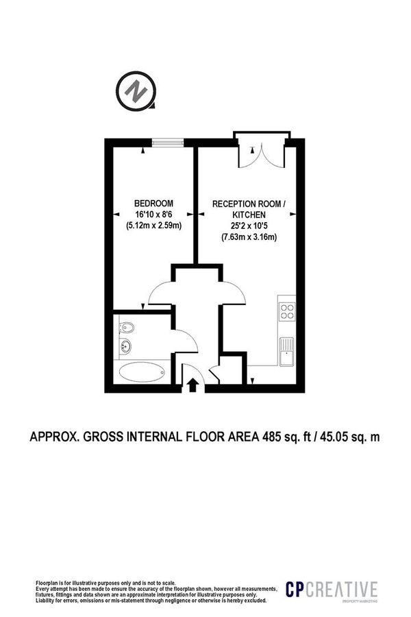 Flat in London, United Kingdom, 45 m² - picture 12