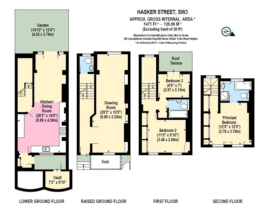 Piso en Londres, Reino Unido, 137 m² - imagen 12