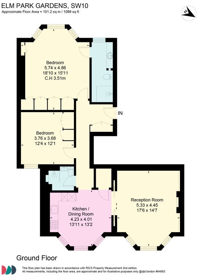 Flat in London, United Kingdom, 101 m² - picture 12