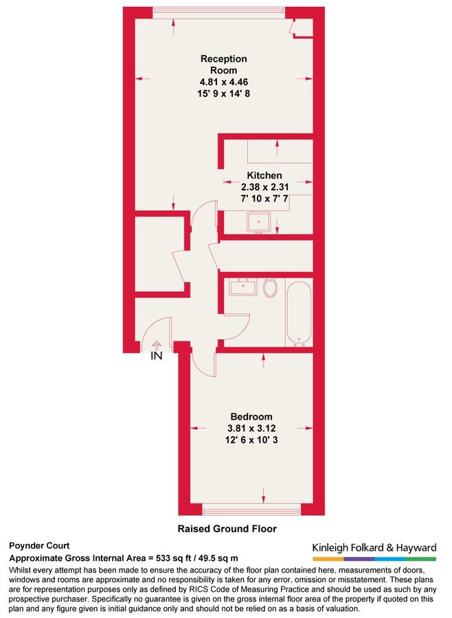 Flat in London, United Kingdom, 50 m² - picture 12