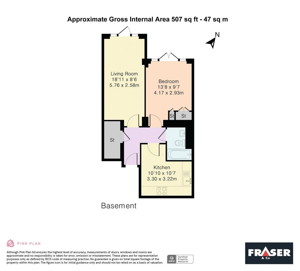 Piso en Londres, Reino Unido, 47 m² - imagen 12