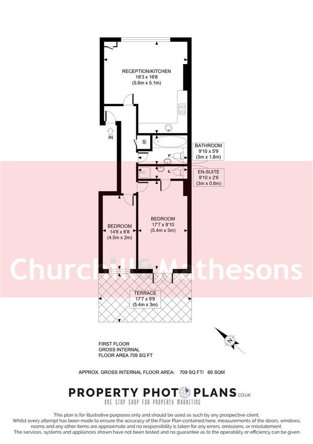 Flat in London, United Kingdom, 66 m² - picture 13