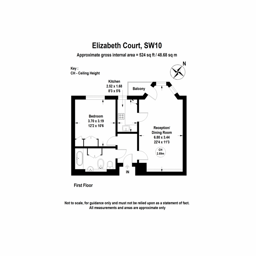 Piso en Londres, Reino Unido, 49 m² - imagen 13