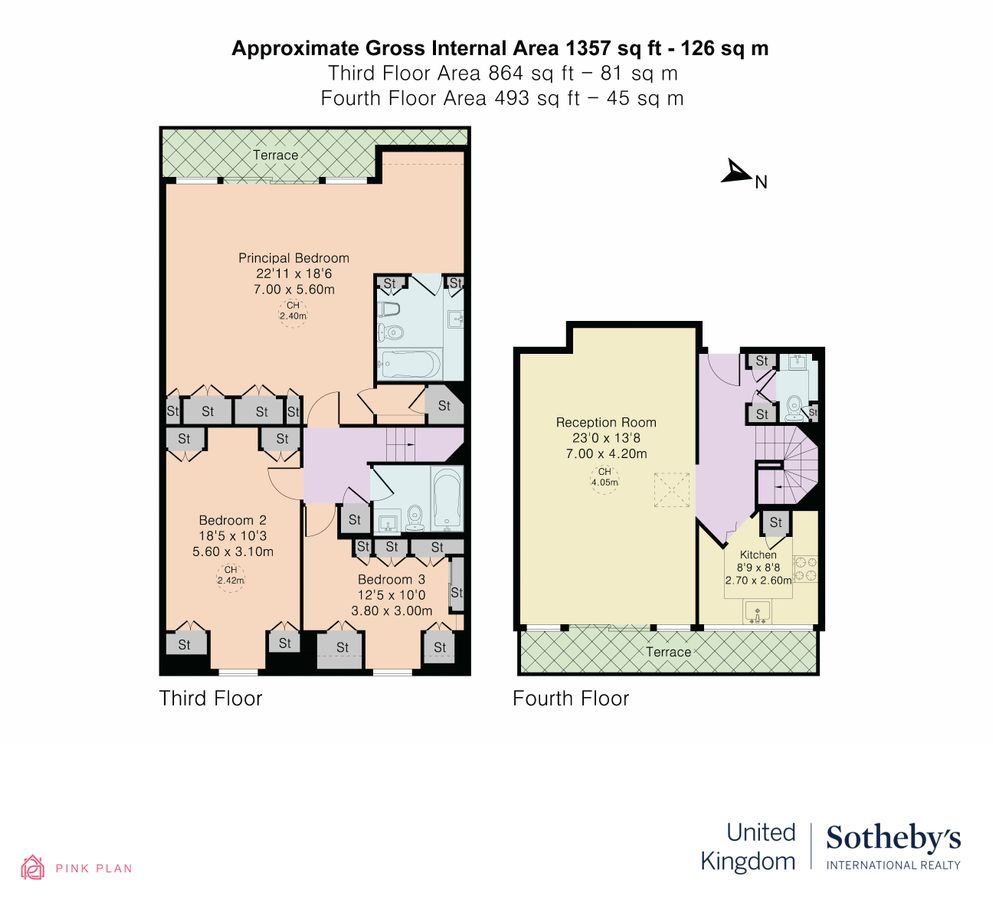 Piso en Londres, Reino Unido, 126 m² - imagen 13