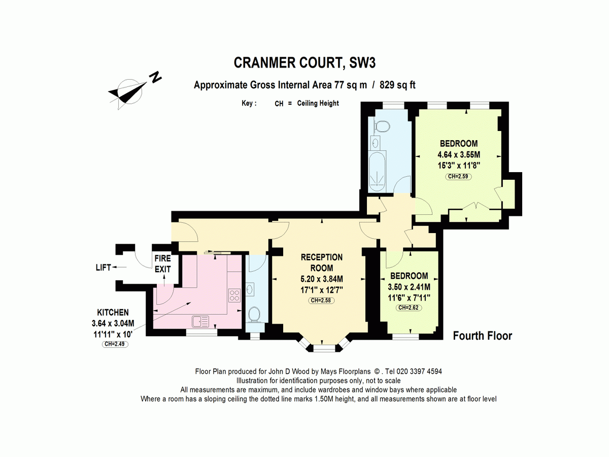 Appartement à Londres, Royaume-Uni, 77 m² - image 14