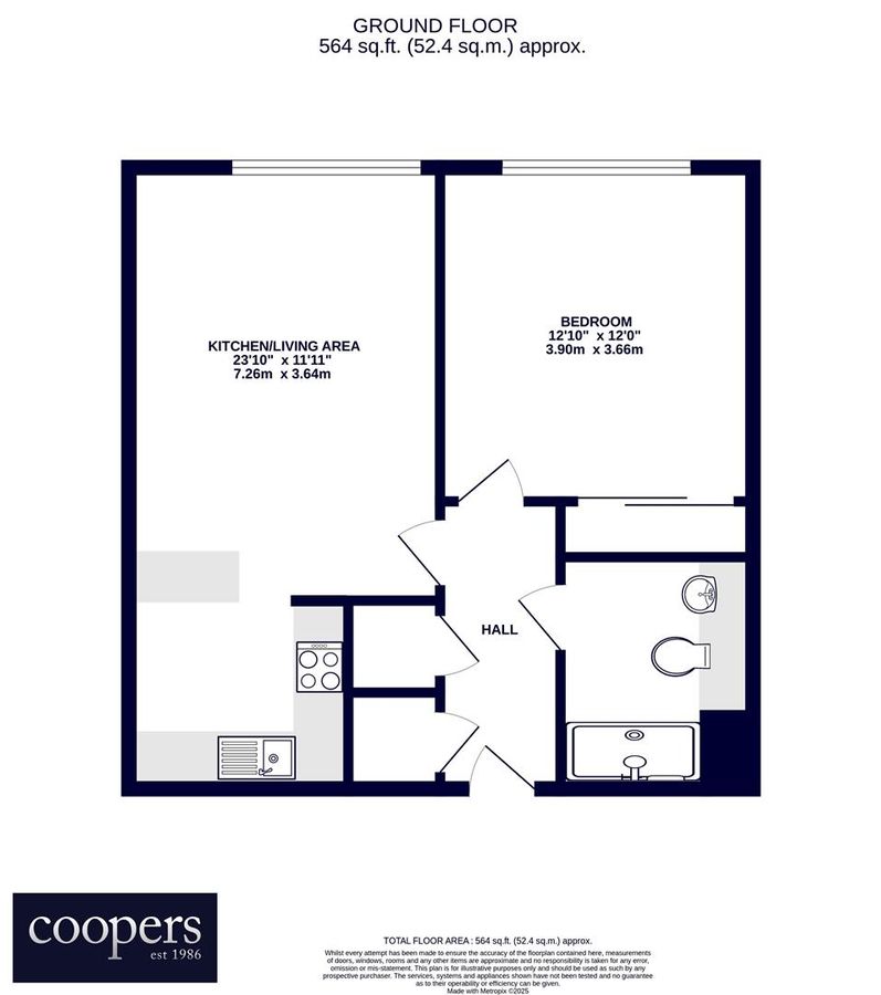 Wohnung in London, Großbritannien, 52 m² - Foto 14