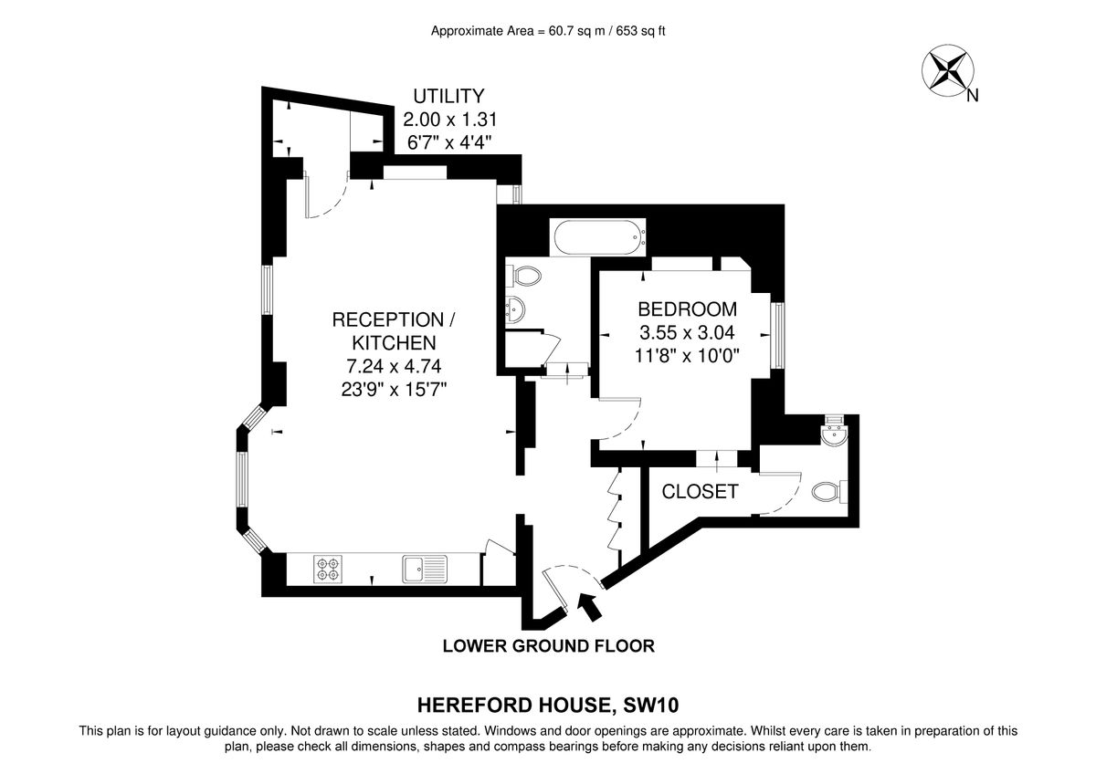 Piso en Londres, Reino Unido, 61 m² - imagen 14