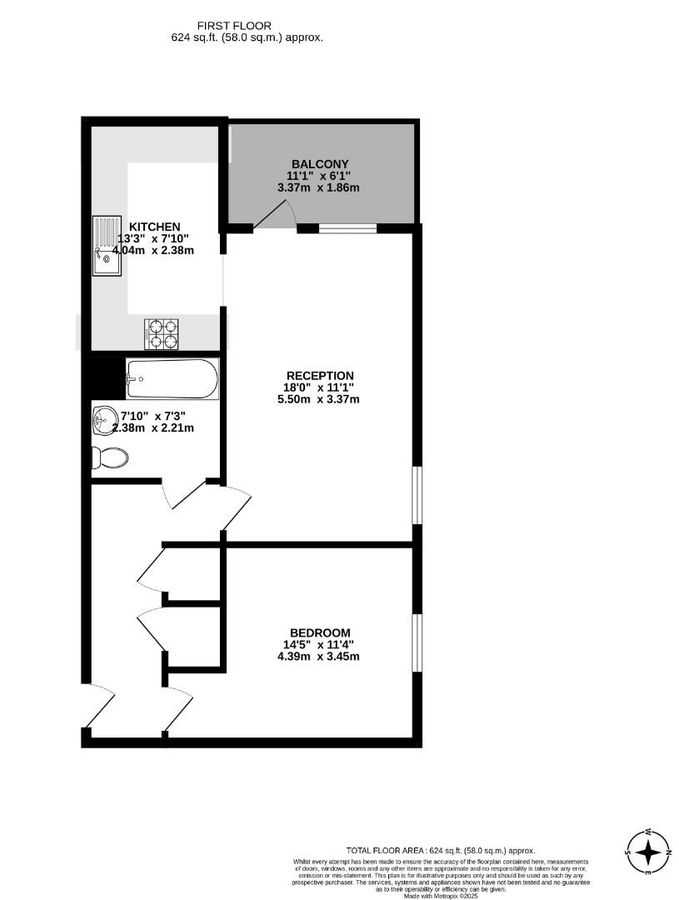 Piso en Londres, Reino Unido, 58 m² - imagen 14