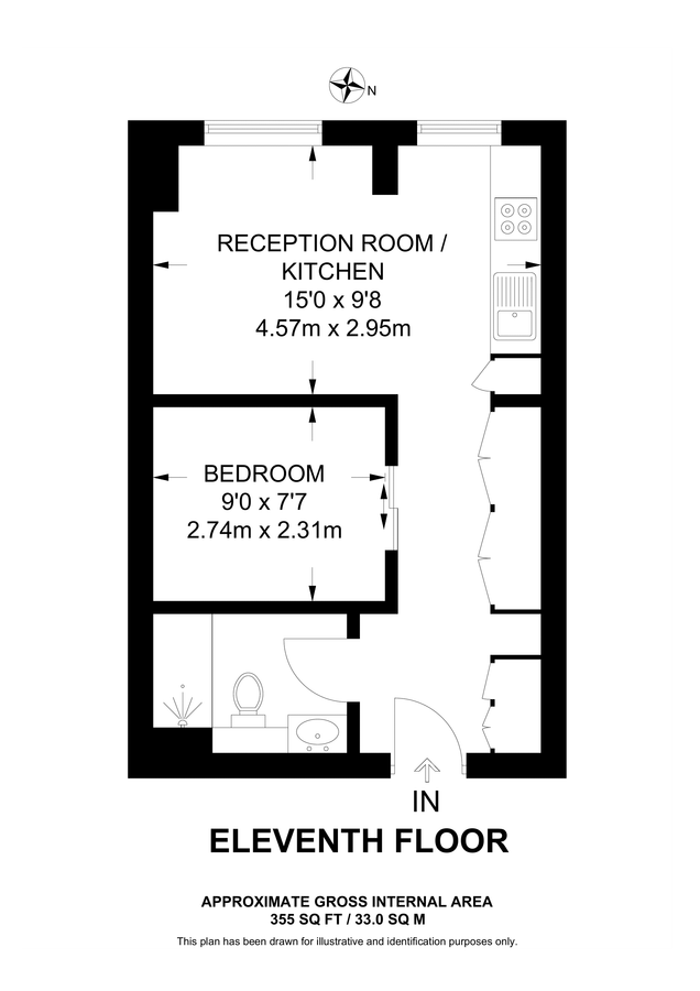 Appartement à Londres, Royaume-Uni, 33 m² - image 14