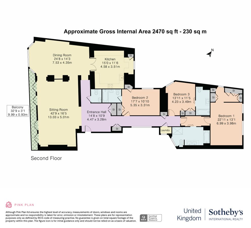 Wohnung in London, Großbritannien, 230 m² - Foto 15