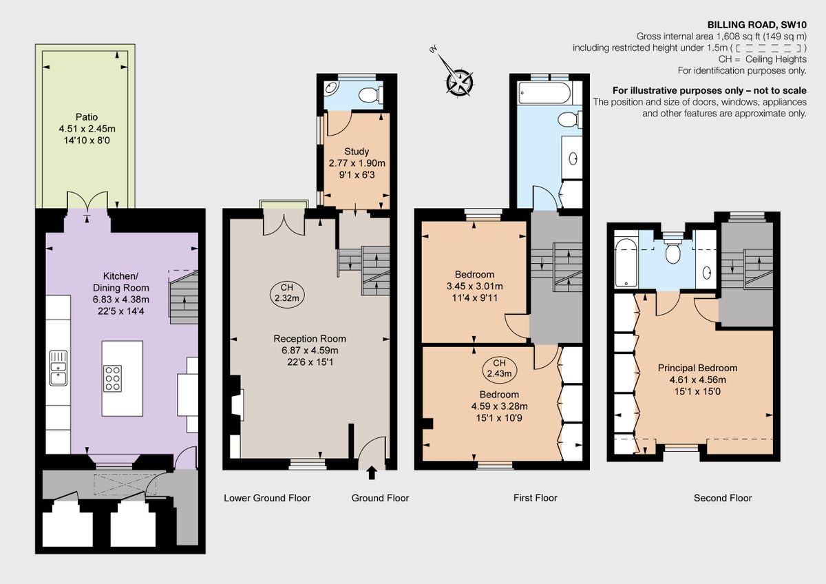 Piso en Londres, Reino Unido, 149 m² - imagen 15