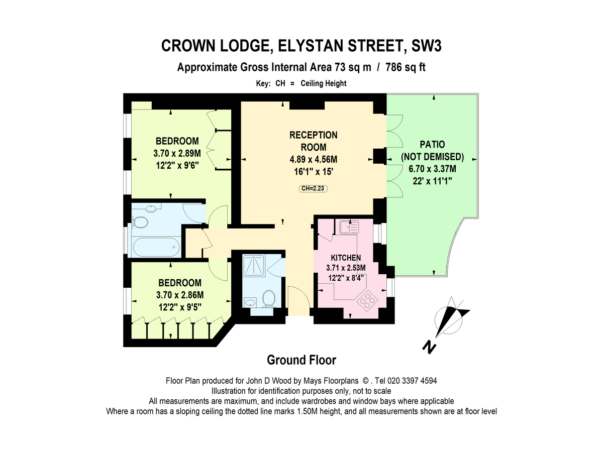 Piso en Londres, Reino Unido, 73 m² - imagen 15