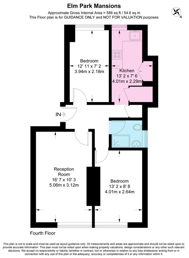 Wohnung in London, Großbritannien, 55 m² - Foto 15