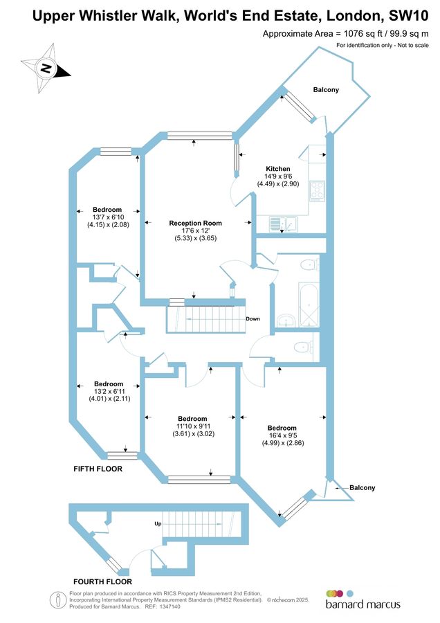Piso en Londres, Reino Unido, 100 m² - imagen 15