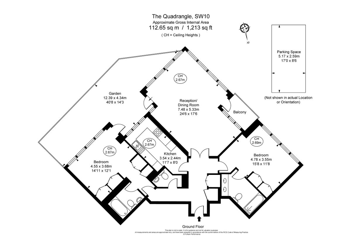 Wohnung in London, Großbritannien, 113 m² - Foto 16