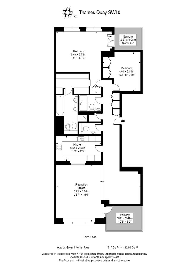 Flat in London, United Kingdom, 141 m² - picture 16