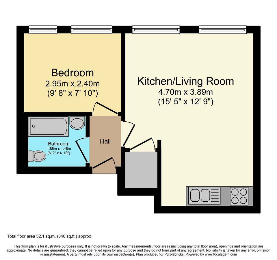 Flat in London, United Kingdom, 32 m² - picture 16