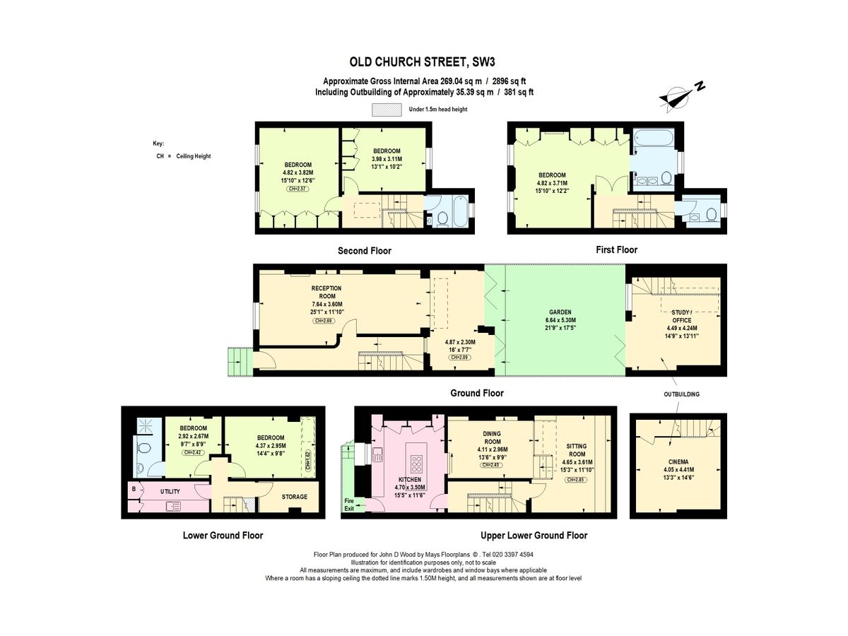 Piso en Londres, Reino Unido, 269 m² - imagen 16