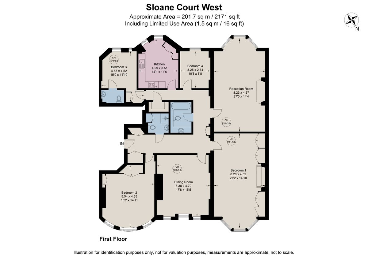 Wohnung in London, Großbritannien, 202 m² - Foto 18