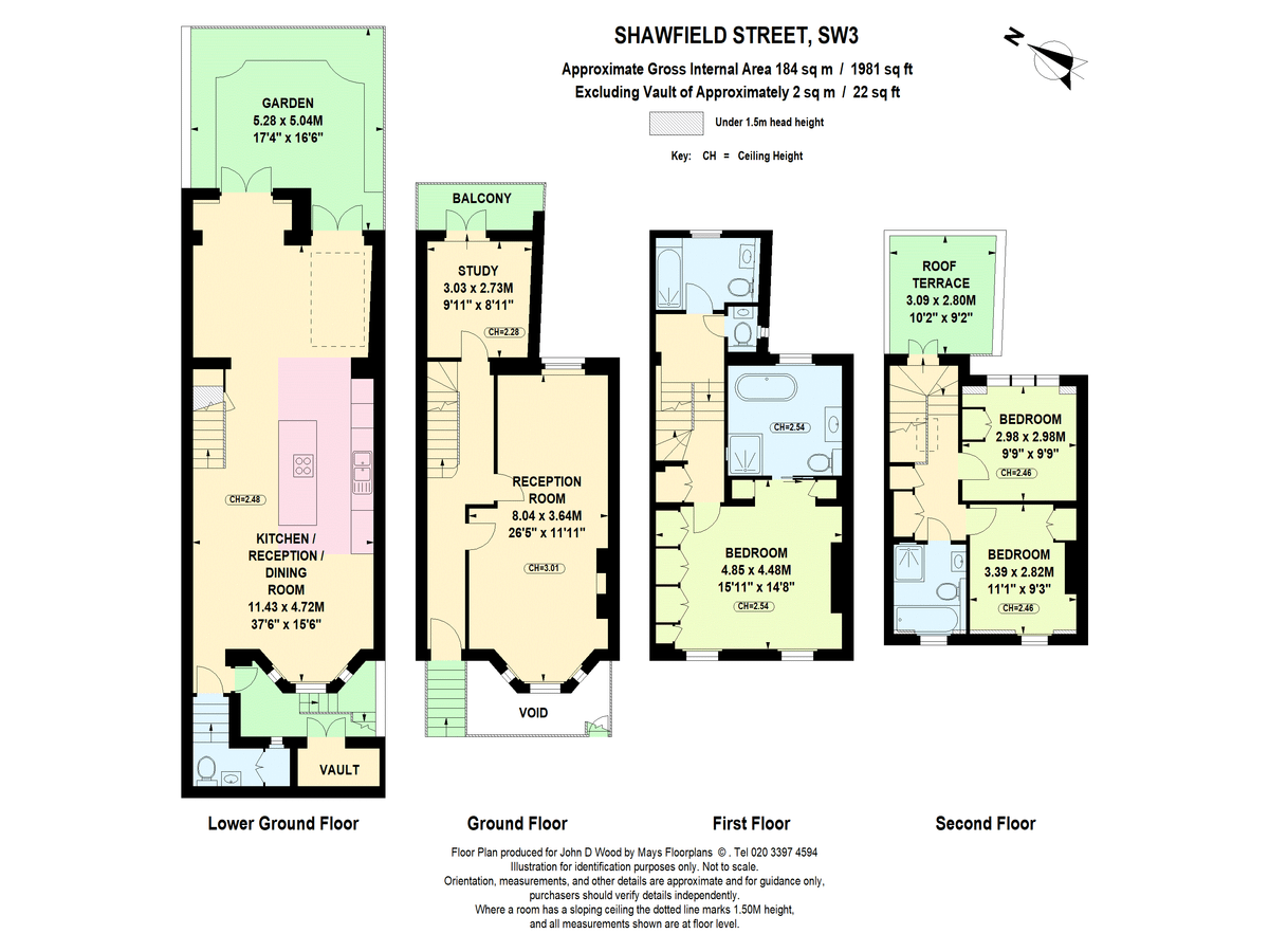 Piso en Londres, Reino Unido, 184 m² - imagen 19