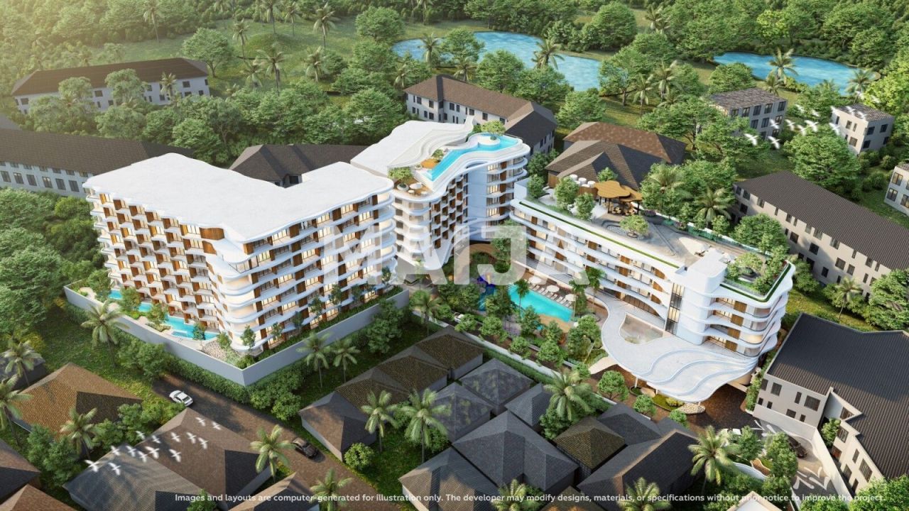 Appartamenti sull'isola di Phuket, Thailandia, 34 m² - foto 14