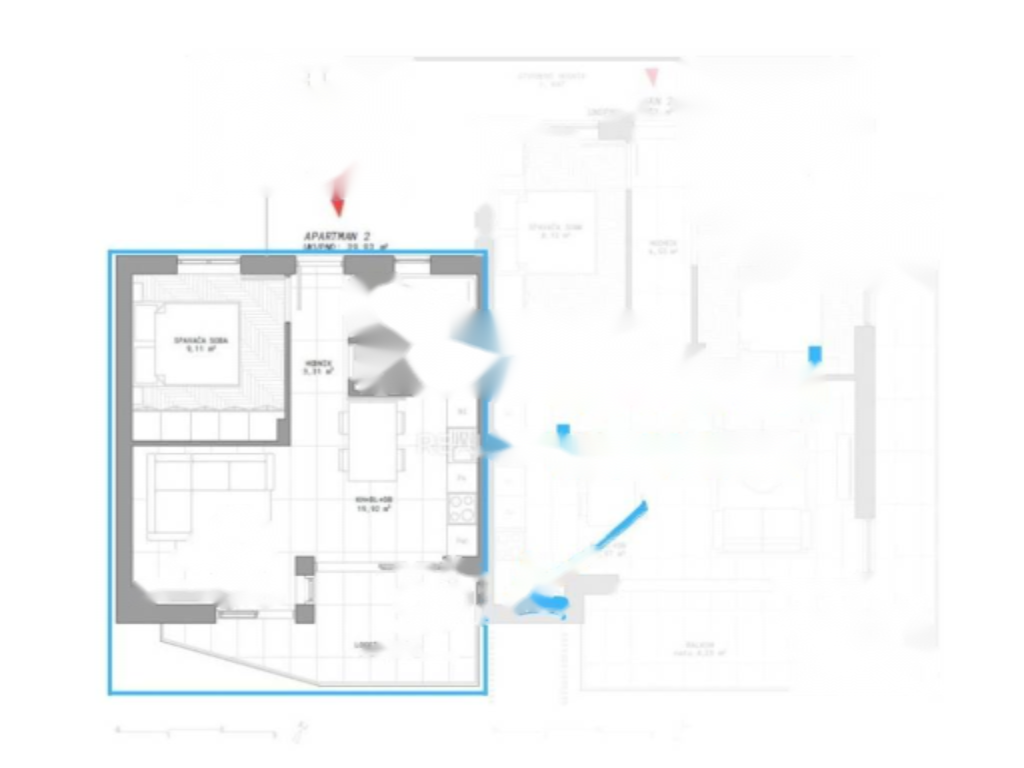 Piso en Opatija, Croacia, 46 m² - imagen 3