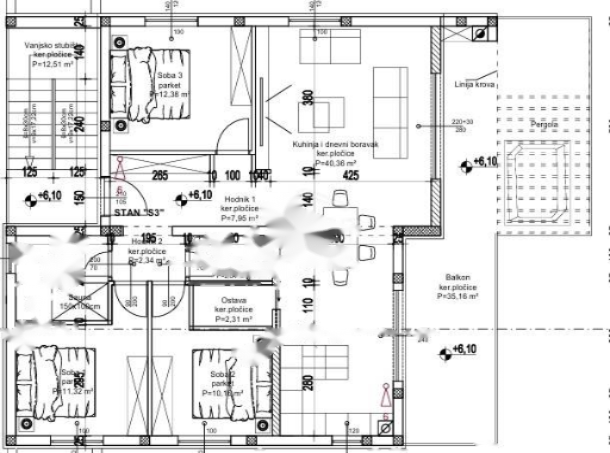 Wohnung in Opatija, Kroatien, 176 m² - Foto 7