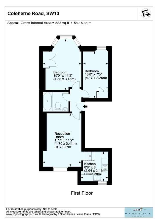 Flat in London, United Kingdom, 54 m² - picture 9