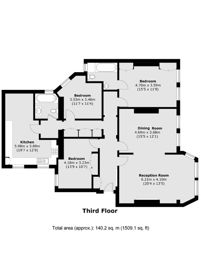 Piso en Londres, Reino Unido, 140 m² - imagen 10