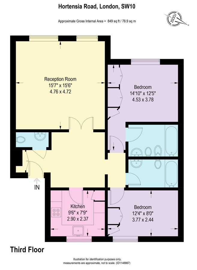 Flat in London, United Kingdom, 79 m² - picture 12