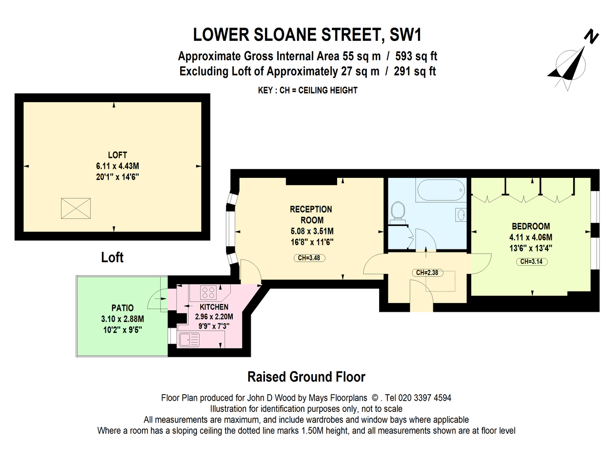 Piso en Londres, Reino Unido, 55 m² - imagen 13